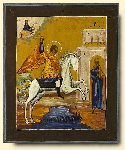St.George and the Dragob