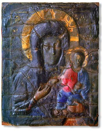 Icon from the Church of Vlachernae, Istanbul - from Wikipedia