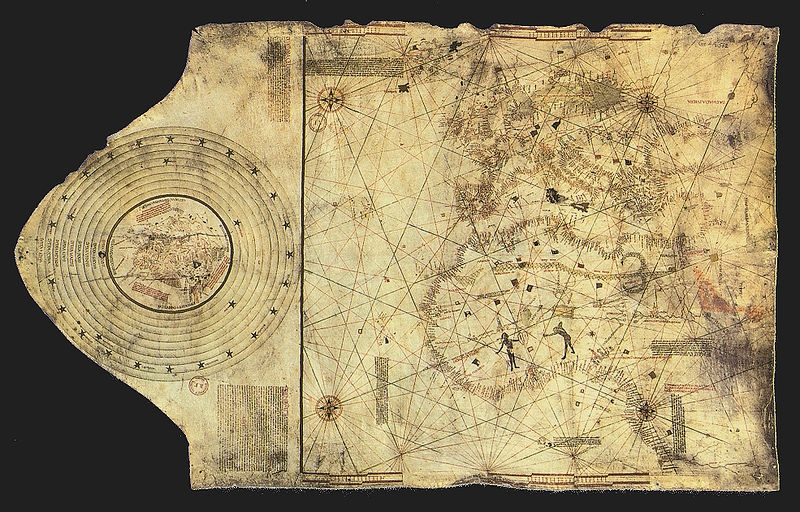 World Map drawn by Christopher Columbus