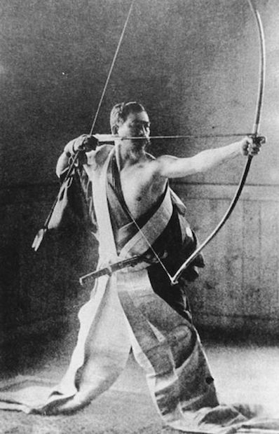 Japanese Kyudo Archer Circa 1880